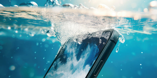 telemóvel caiu na água