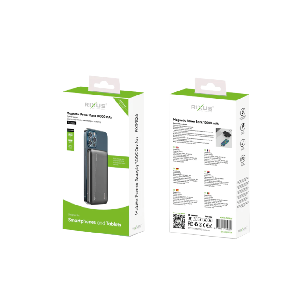 Power Bank Magnética Rixus