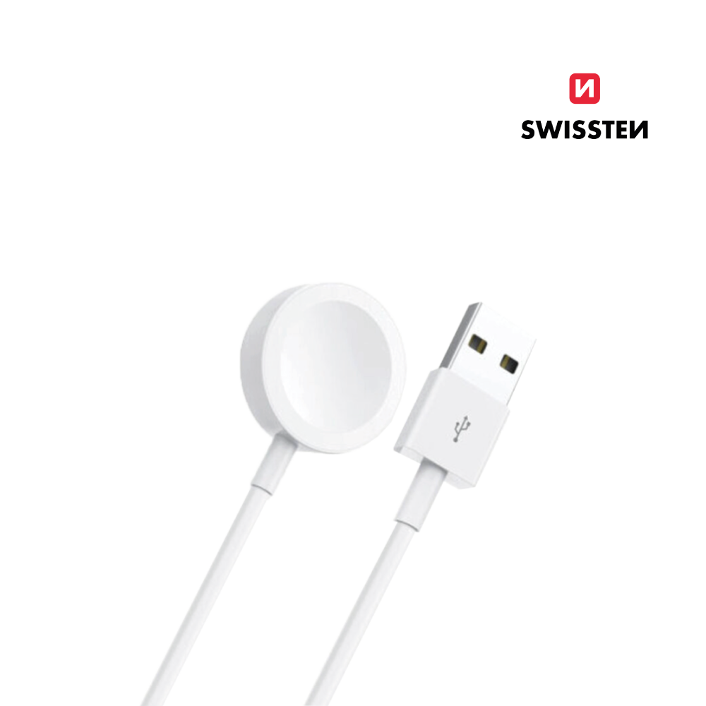 Cabo 1.2M USB-A Magnético para Apple Watch Swissten