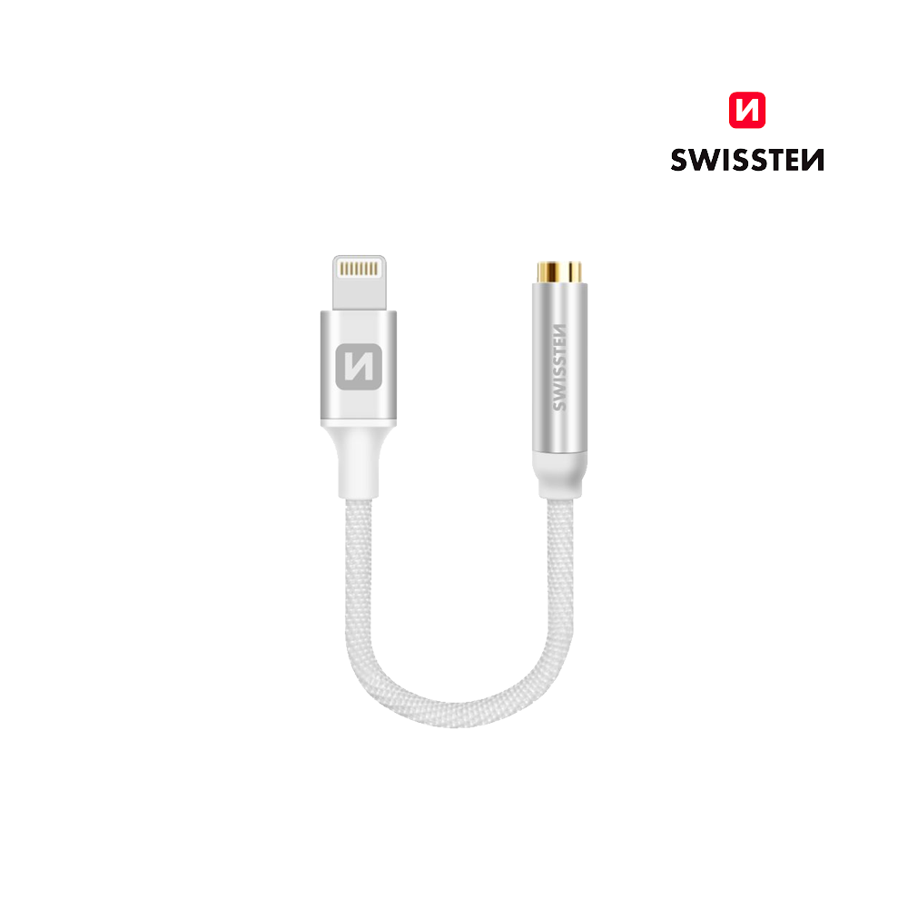 Adaptador Lightning para Jack 3.5mm 0,15M Swissten