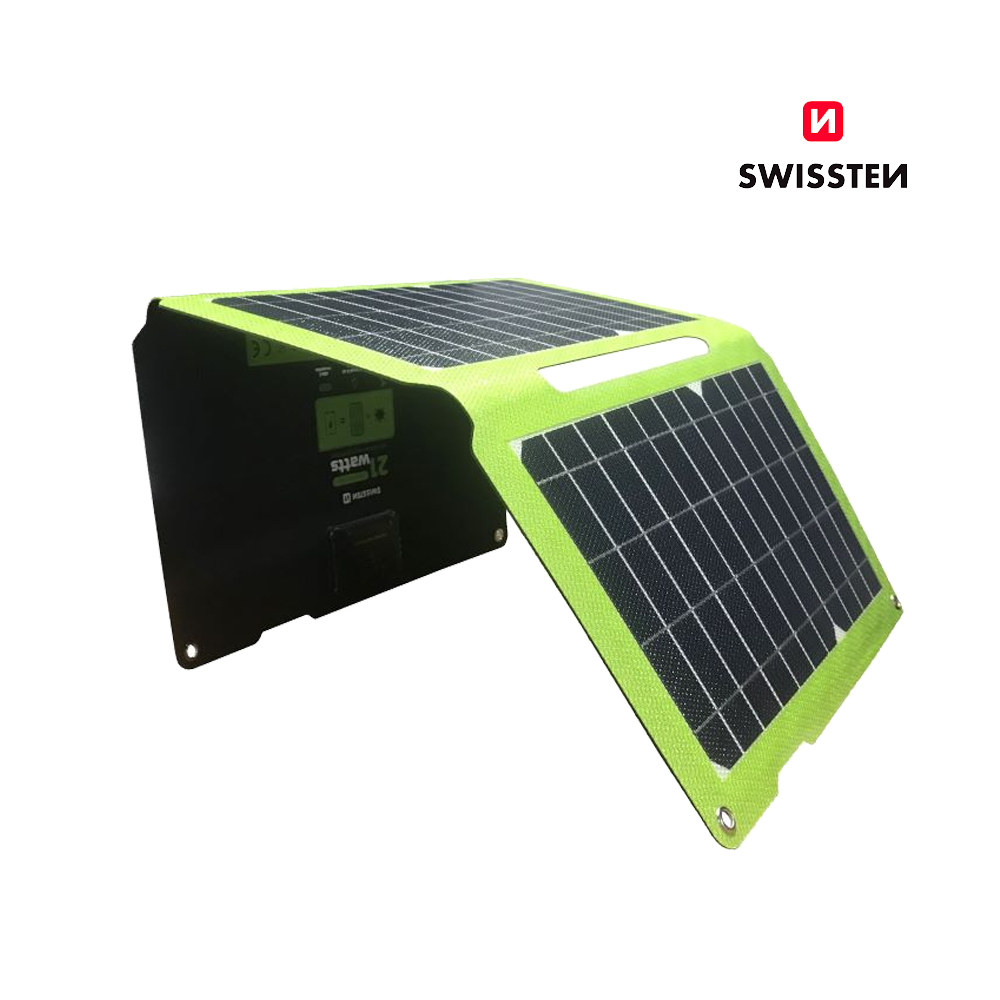Painel Solar Dobrável 21W Swissten