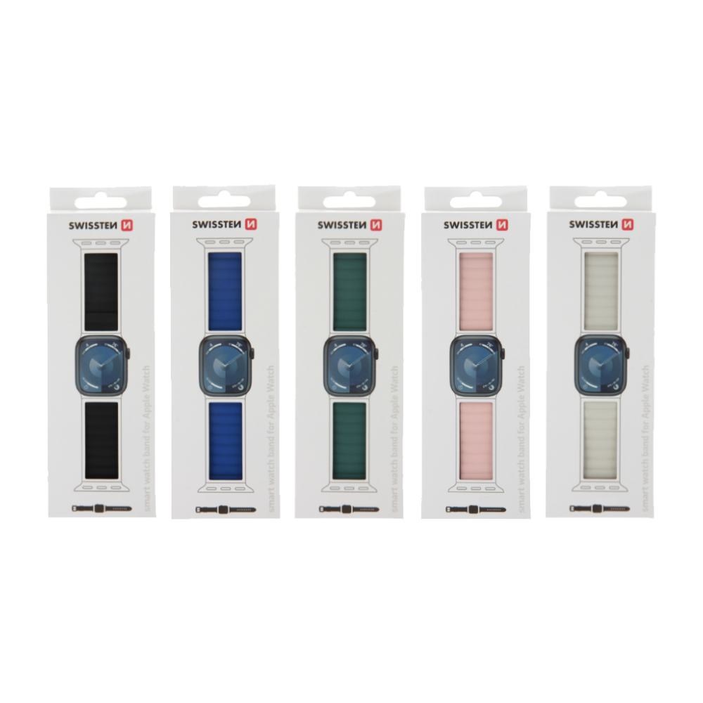 Bracelete Magnética em Silicone para Apple Watch Swissten