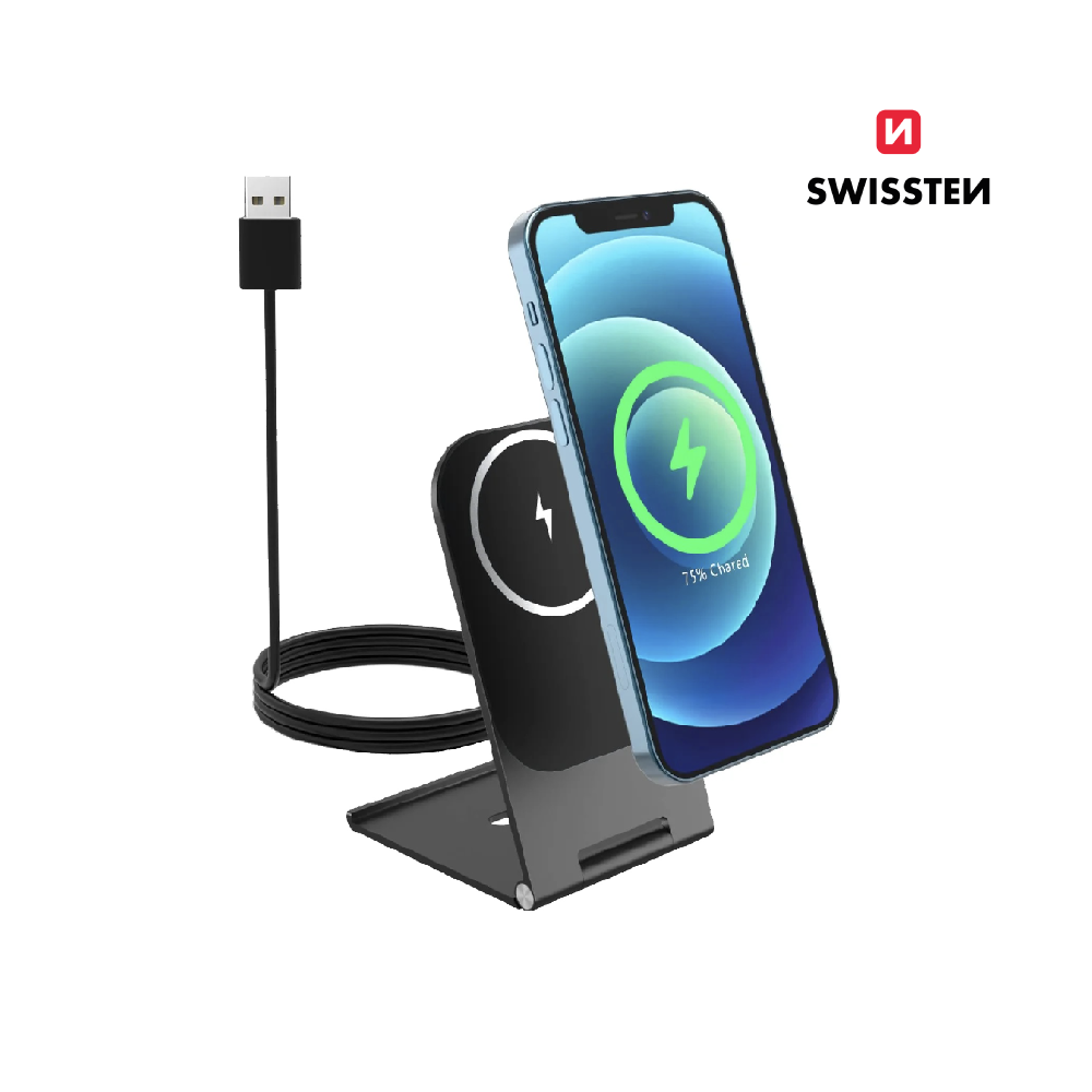 Carregador Wireless MagSafe Ultra Thin Swissten