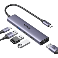 USB - C HUB 5 in 1 (4xUSB 3.0, 1xUSB - C) UGREEN - ISELL & REPAIR