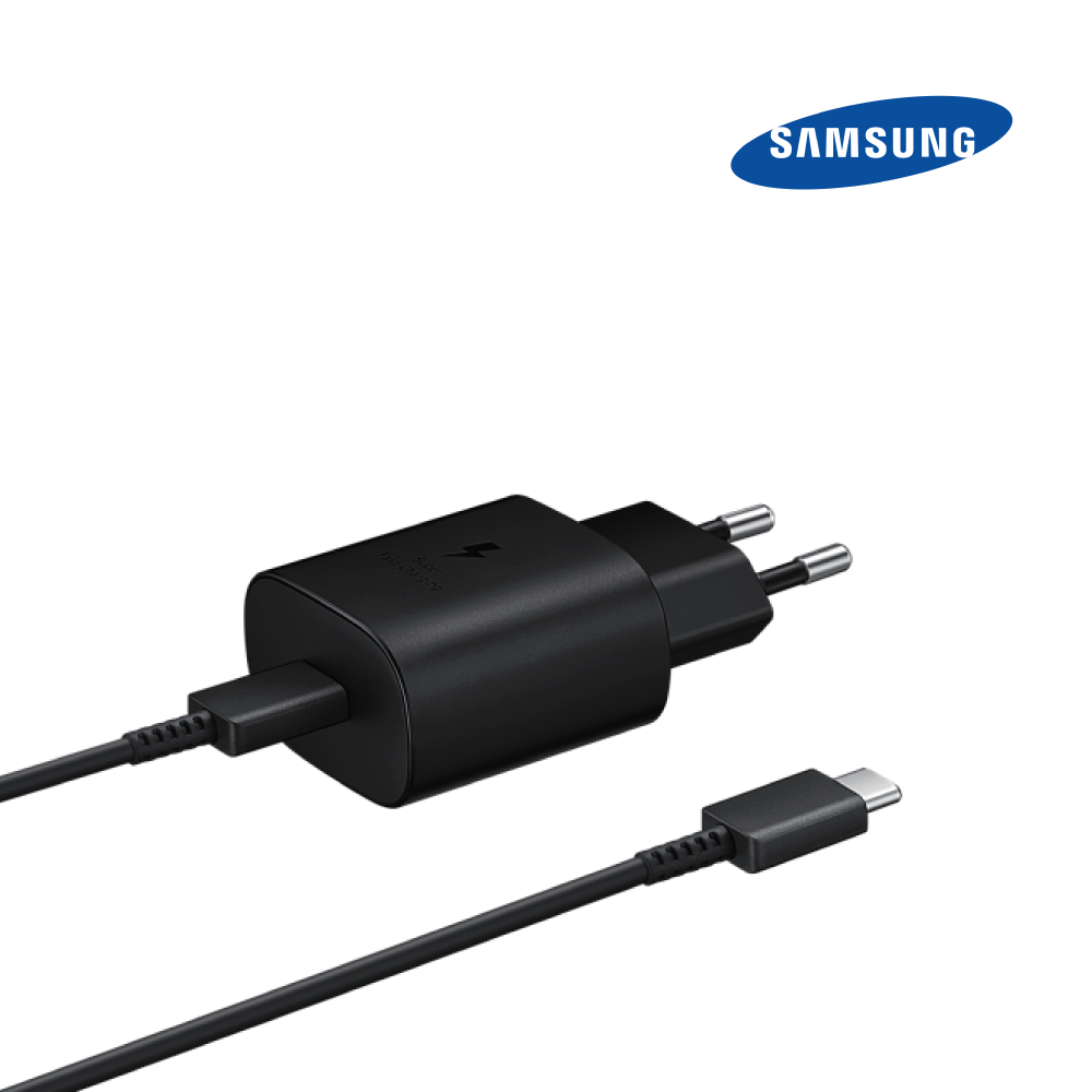 Conjunto Carregador 25W Power Delivery USB-C Samsung