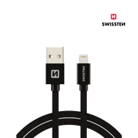 Cabo 1.2M Textile USB para Lightning MFI Swissten