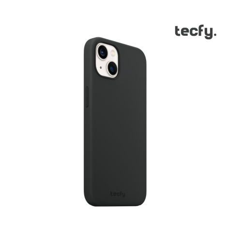 Capa Liquid Silicone Black para iPhone Tecfy