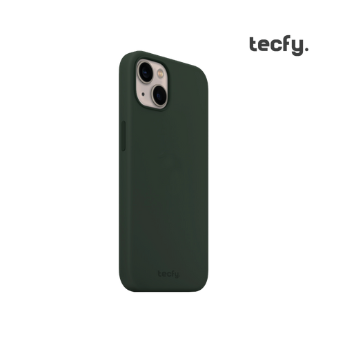 Capa Liquid Silicone Green para iPhone Tecfy