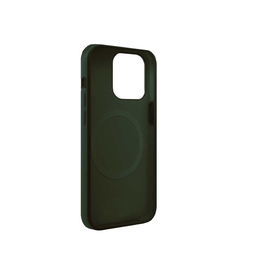 Capa Liquid Silicone Green para iPhone TECFY