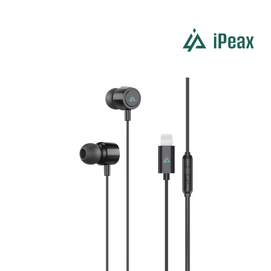 Auriculares com fio Lightning iPeax