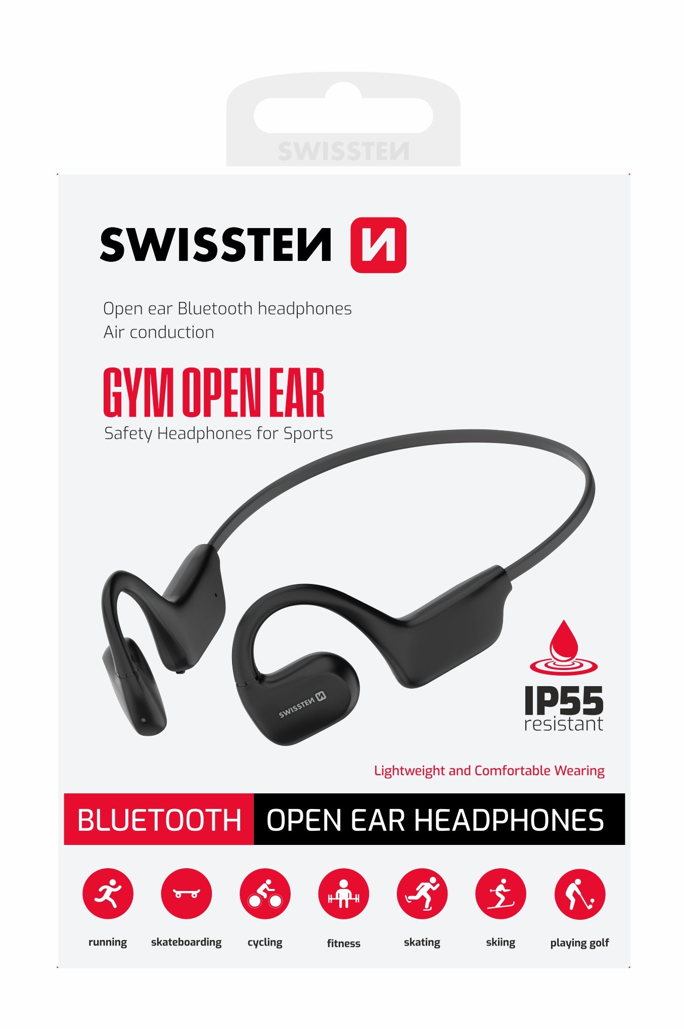 Auriculares Gym Open Ear Swissten