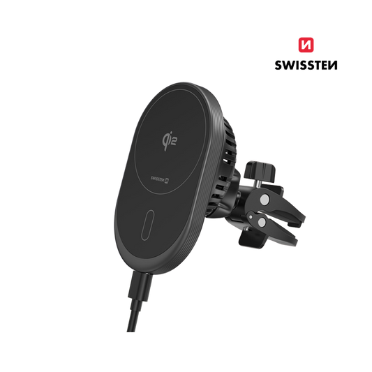Suporte Magnético para carro MagRide Qi2 15W Swissten