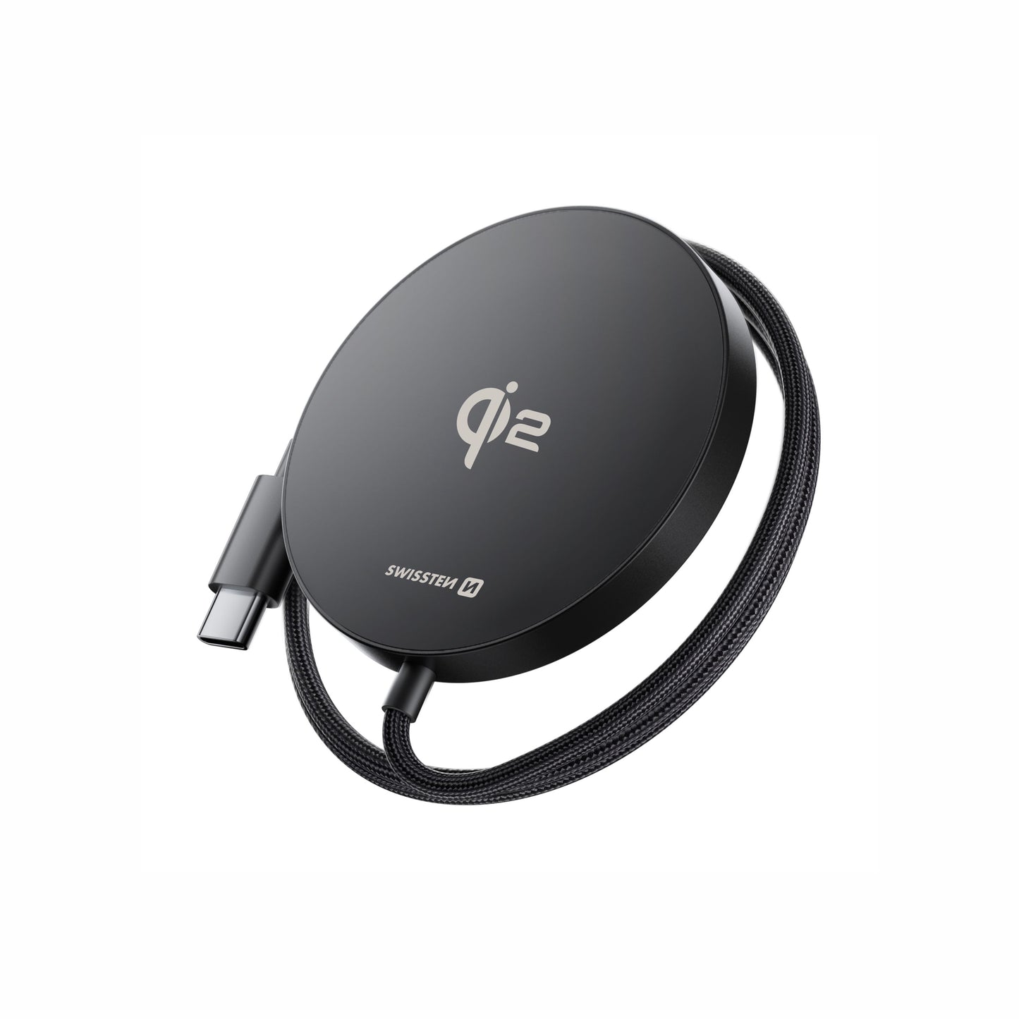 Carregador Wireless Qi2 MagPuck 1.5 M Swissten