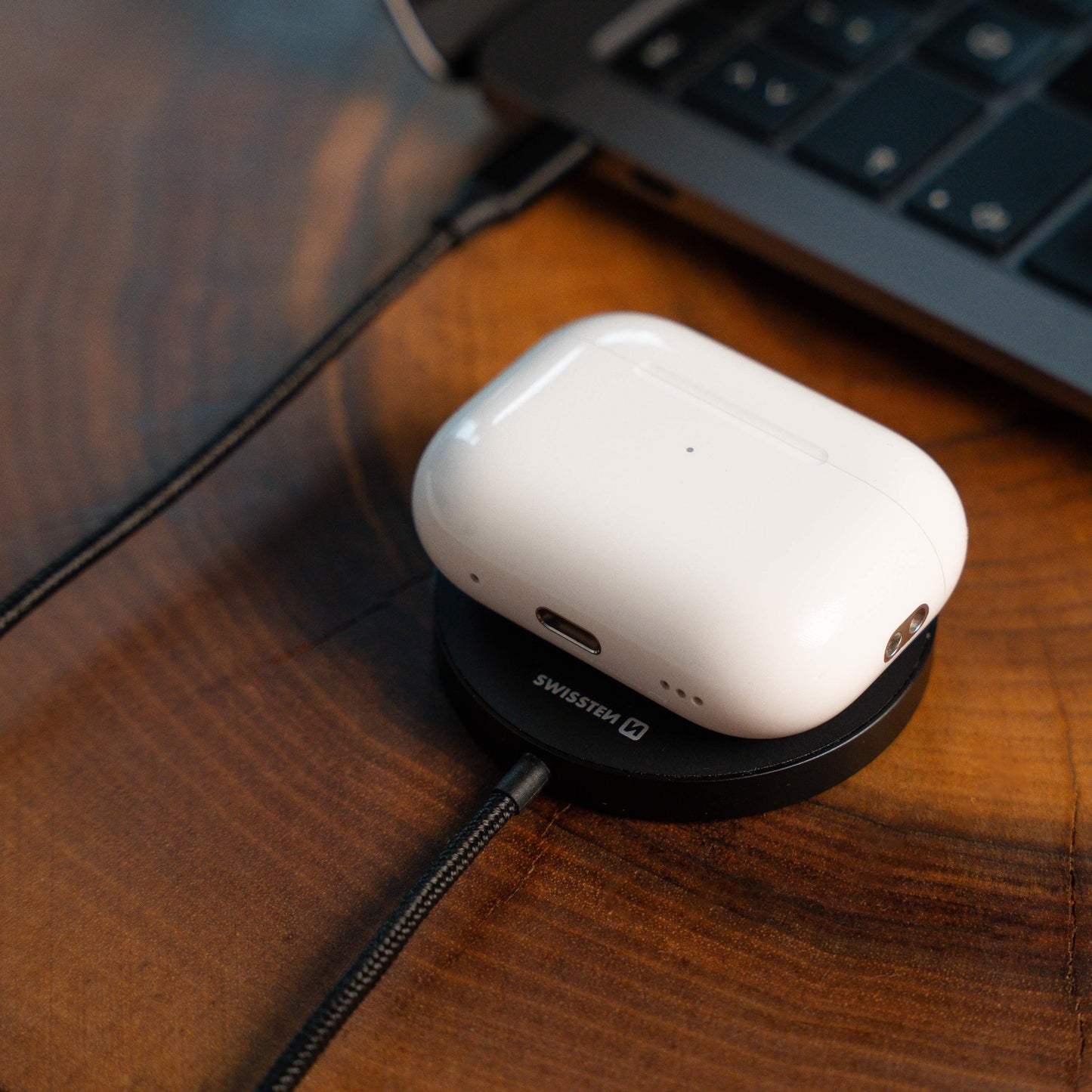 Carregador Wireless Qi2 MagPuck 1.5 M Swissten