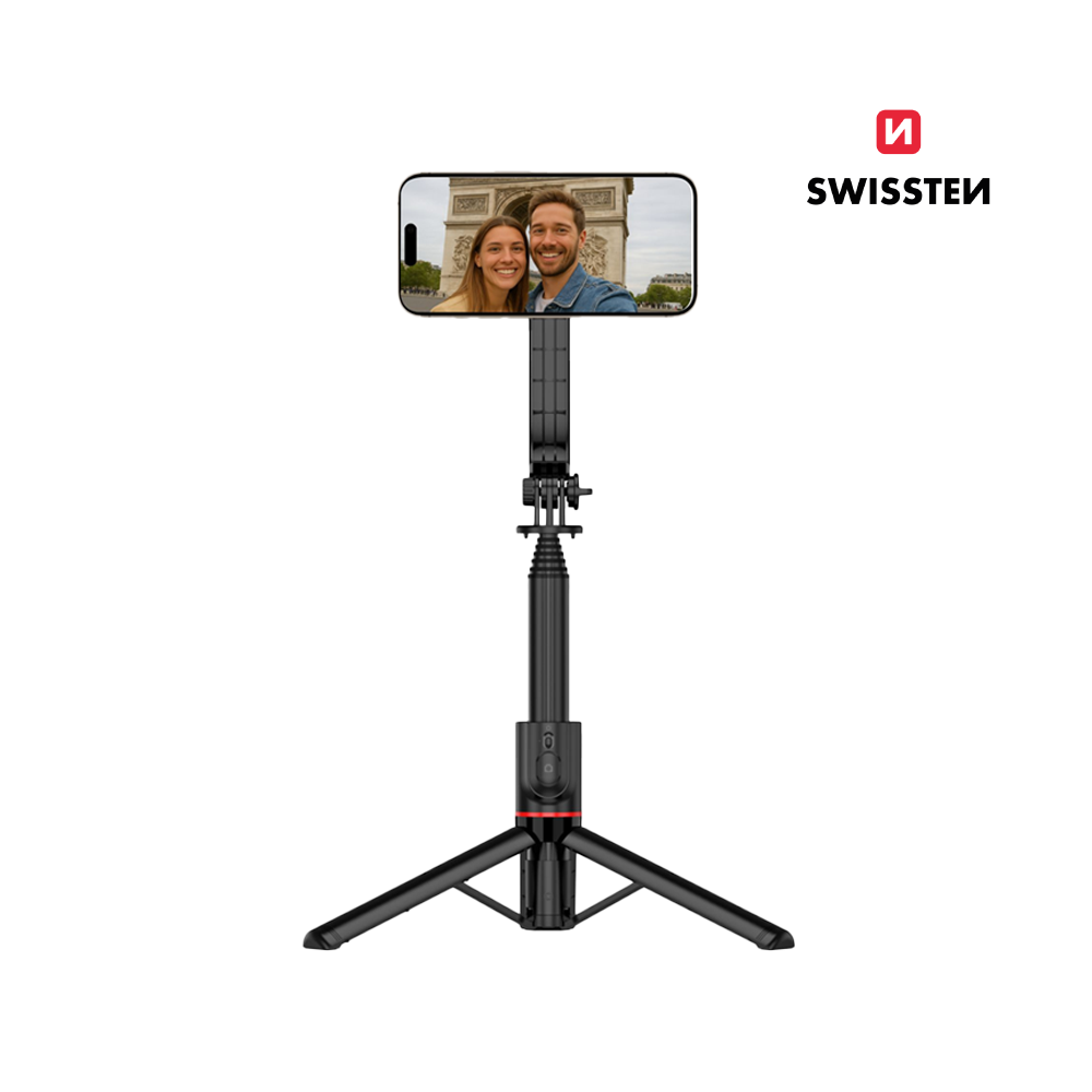 Tripé Selfie Stick Bluetooth e MagSafe Swissten