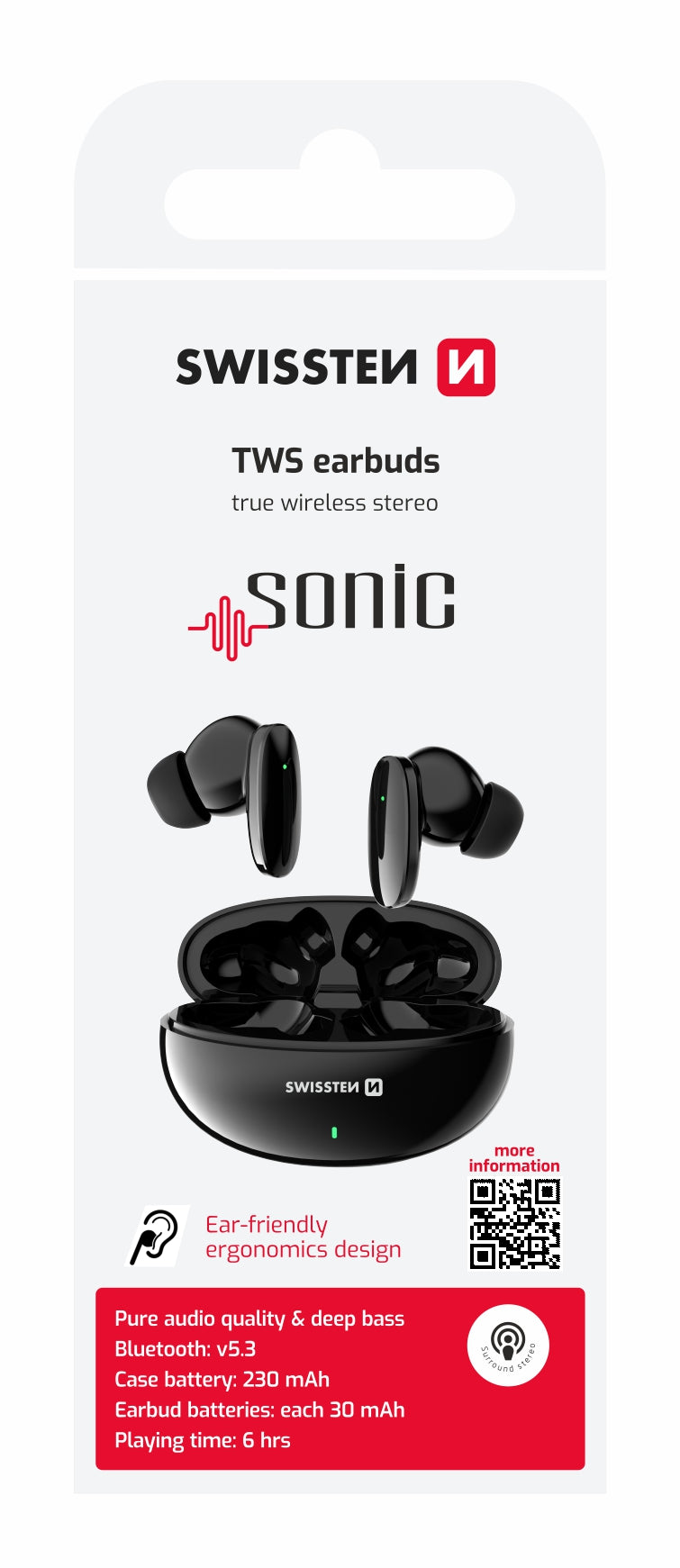 Sonic TWS Bluetooth Swissten