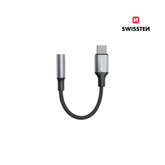 Adaptador USB-C para Jack 3.5mm 0,15M Swissten