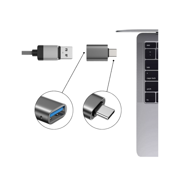 Adaptador USB-C para USB-A Swissten