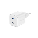 Adaptador de Corrente 2xUSB-C 20W Swissten