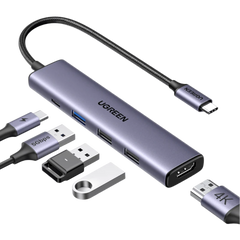 USB-C HUB 5 in 1 (4xUSB 3.0, 1xUSB-C) UGREEN