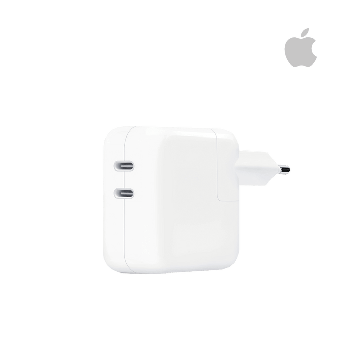 Adaptador de corrente Duplo USB - C de 35W Apple - ISELL & REPAIR