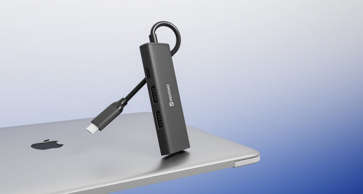 Adaptador HUB USB - C 4 em 1 Swissten (USB - C 100W, HDMI, 2x USB 3.0) - ISELL & REPAIR