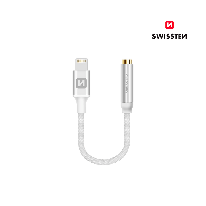 Adaptador Lightning para Jack 3.5mm 0,15M Swissten - ISELL & REPAIR