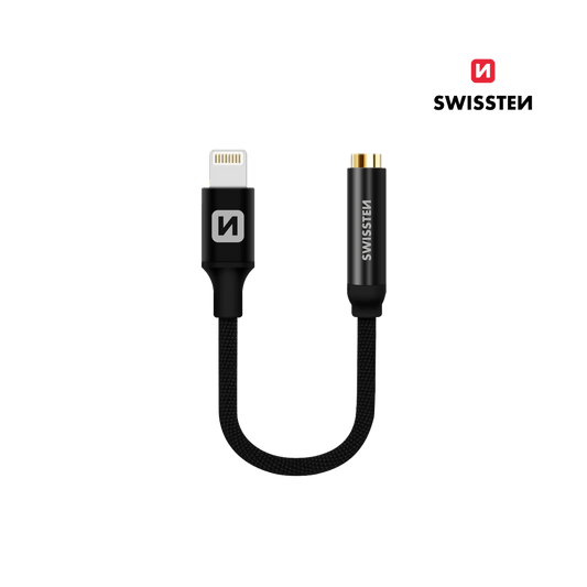Adaptador Lightning para Jack 3.5mm 0,15M Swissten - ISELL & REPAIR