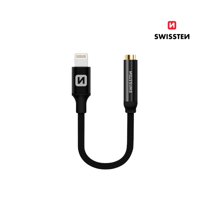 Adaptador Lightning para Jack 3.5mm 0,15M Swissten - ISELL & REPAIR