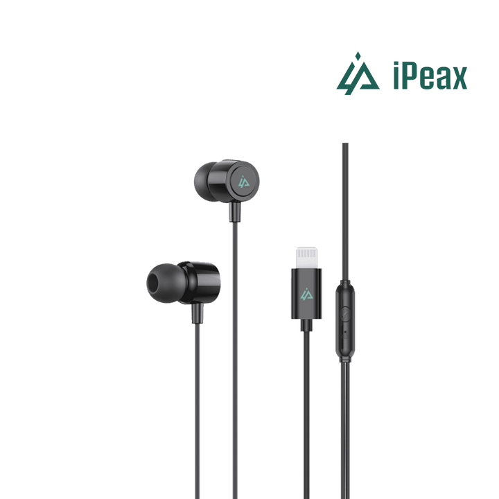 Auriculares com fio Lightning iPeax - ISELL & REPAIR