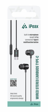 Auriculares com fio USB - C iPeax - ISELL & REPAIR