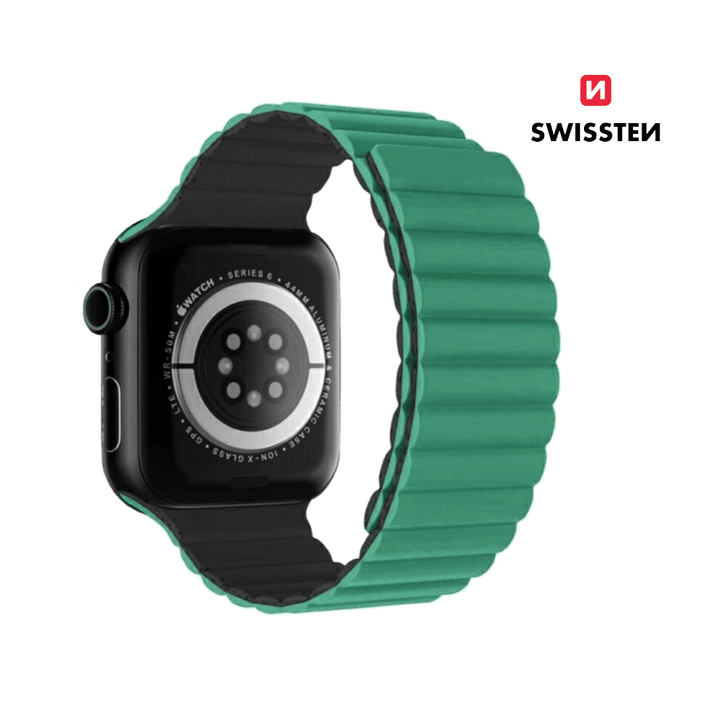 Bracelete Magnética em Silicone para Apple Watch Swissten - ISELL & REPAIR