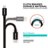 Cabo 1.2M Textile USB - C para Lightning MFI Swissten - ISELL & REPAIR