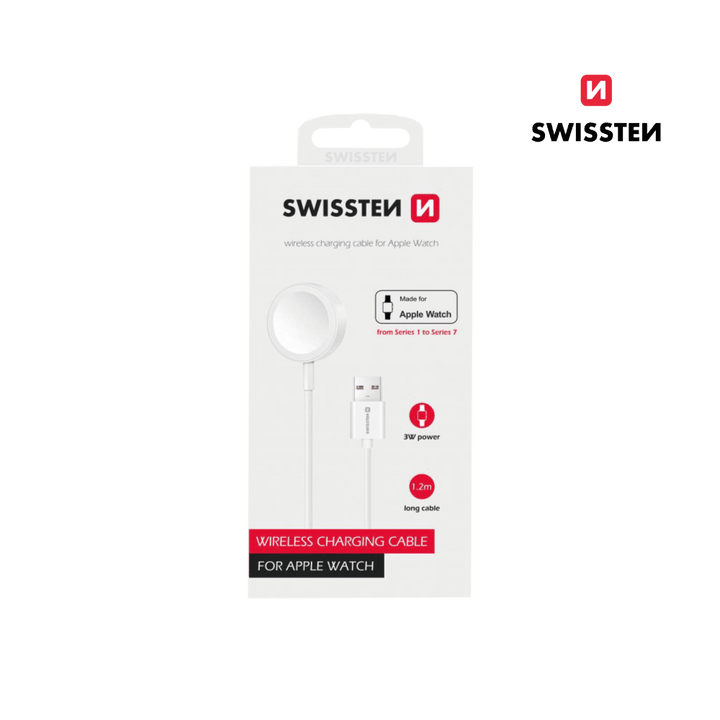 Cabo 1.2M USB - A Magnético para Apple Watch Swissten - ISELL & REPAIR