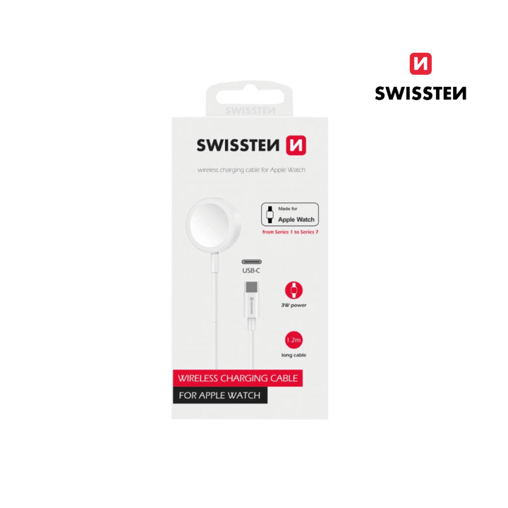 Cabo 1.2M USB - C Magnético para Apple Watch Swissten - ISELL & REPAIR