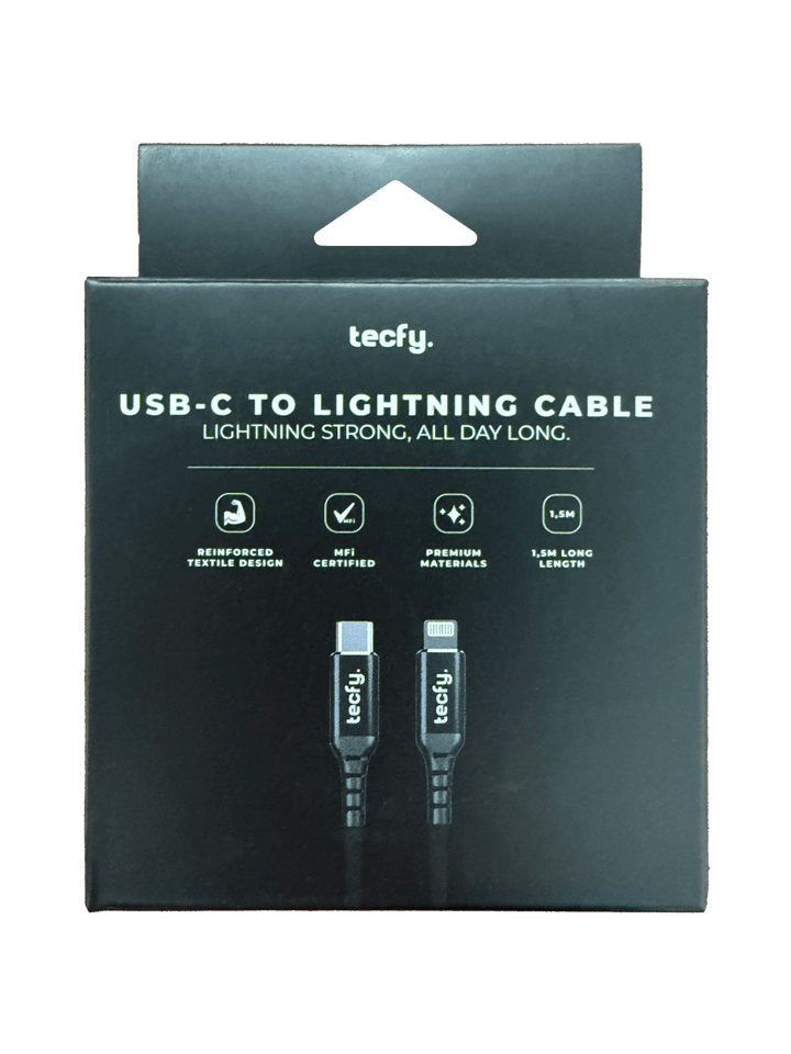 Cabo 1.5M USB - C para Lightning TECFY - ISELL & REPAIR