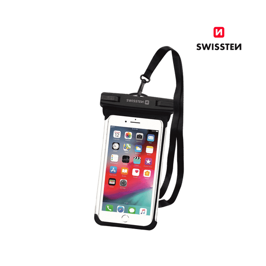 Capa Impermeável para Smartphone Preta Swissten - ISELL & REPAIR