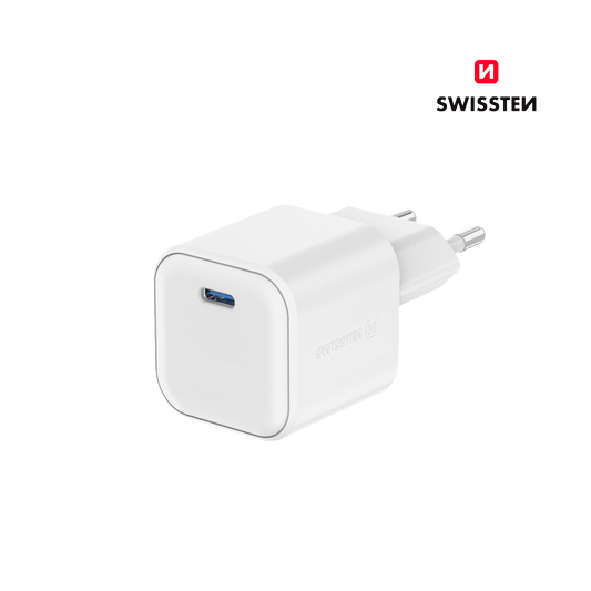 Carregador USB - C GaN 35W Swissten - ISELL & REPAIR