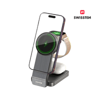 Carregador Wireless MagFold (MagSafe 3 em 1) 25W Swissten - ISELL & REPAIR