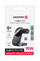 Carregador Wireless Qi2 MagBase (3 em 1) Swissten - ISELL & REPAIR