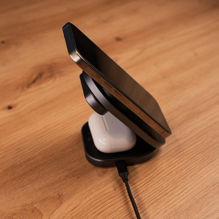 Carregador Wireless Qi2 MagBase (3 em 1) Swissten - ISELL & REPAIR