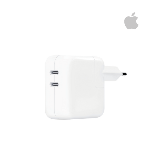 Adaptador de corrente Duplo USB-C de 35W Apple