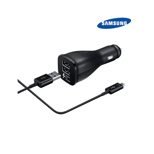 Conjunto Carregador Duplo para carro Micro USB Samsung - ISELL & REPAIR