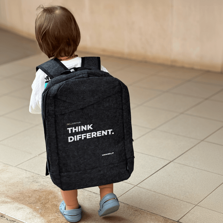 Mochila Sustentável THINK DIFFERENT - ISELL & REPAIR