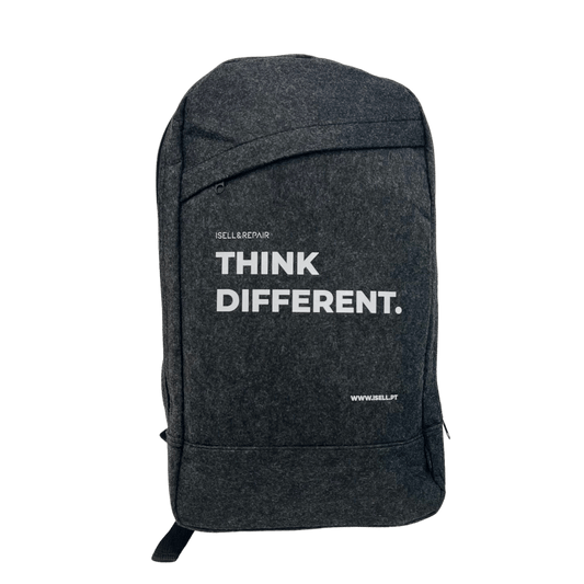 Mochila Sustentável THINK DIFFERENT - ISELL & REPAIR