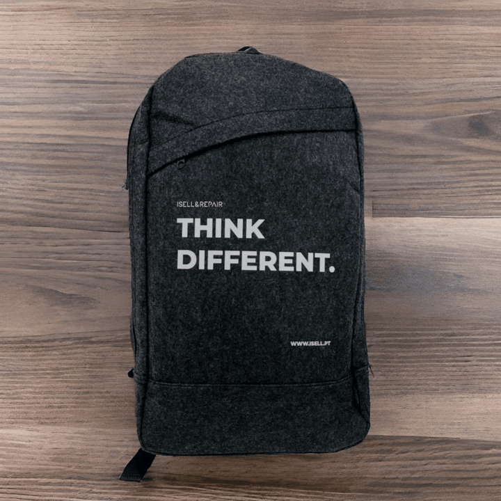 Mochila Sustentável THINK DIFFERENT - ISELL & REPAIR