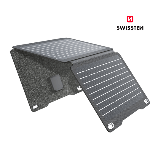 Painel Solar Dobrável 21W Swissten - ISELL & REPAIR
