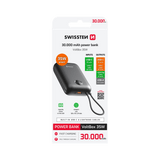 Power Bank 30000 mAh VOLTBOX 35W Black Swissten - ISELL & REPAIR