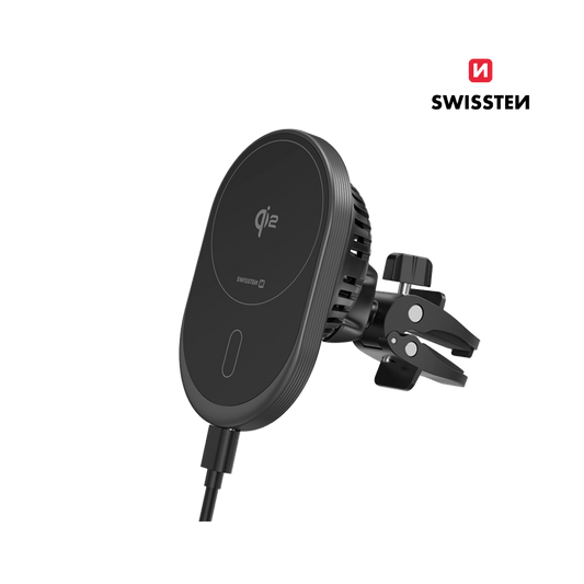 Suporte Magnético para carro MagRide Qi2 15W Swissten - ISELL & REPAIR