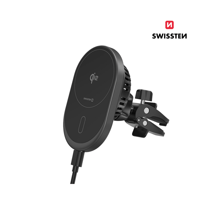 Suporte Magnético para carro MagRide Qi2 15W Swissten - ISELL & REPAIR